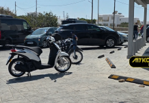 ΠΥΡΟΒΟΛΙΣΜΟΙ ΕΞΩ ΑΠΟ ΣΟΥΠΕΡ ΜΑΡΚΕΤ ΣΤΗ ΜΥΚΟΝΟ